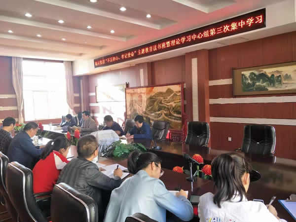 隴運集團公司召開“不忘初心、牢記使命”主題教育讀書班暨理論學(xué)習(xí)中心組第三次、第四次集中學(xué)習(xí)會議