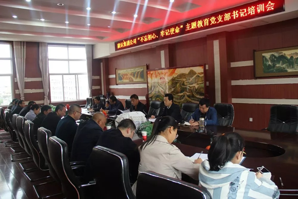 隴運集團公司召開“不忘初心、牢記使命”主題教育黨支部書記培訓會